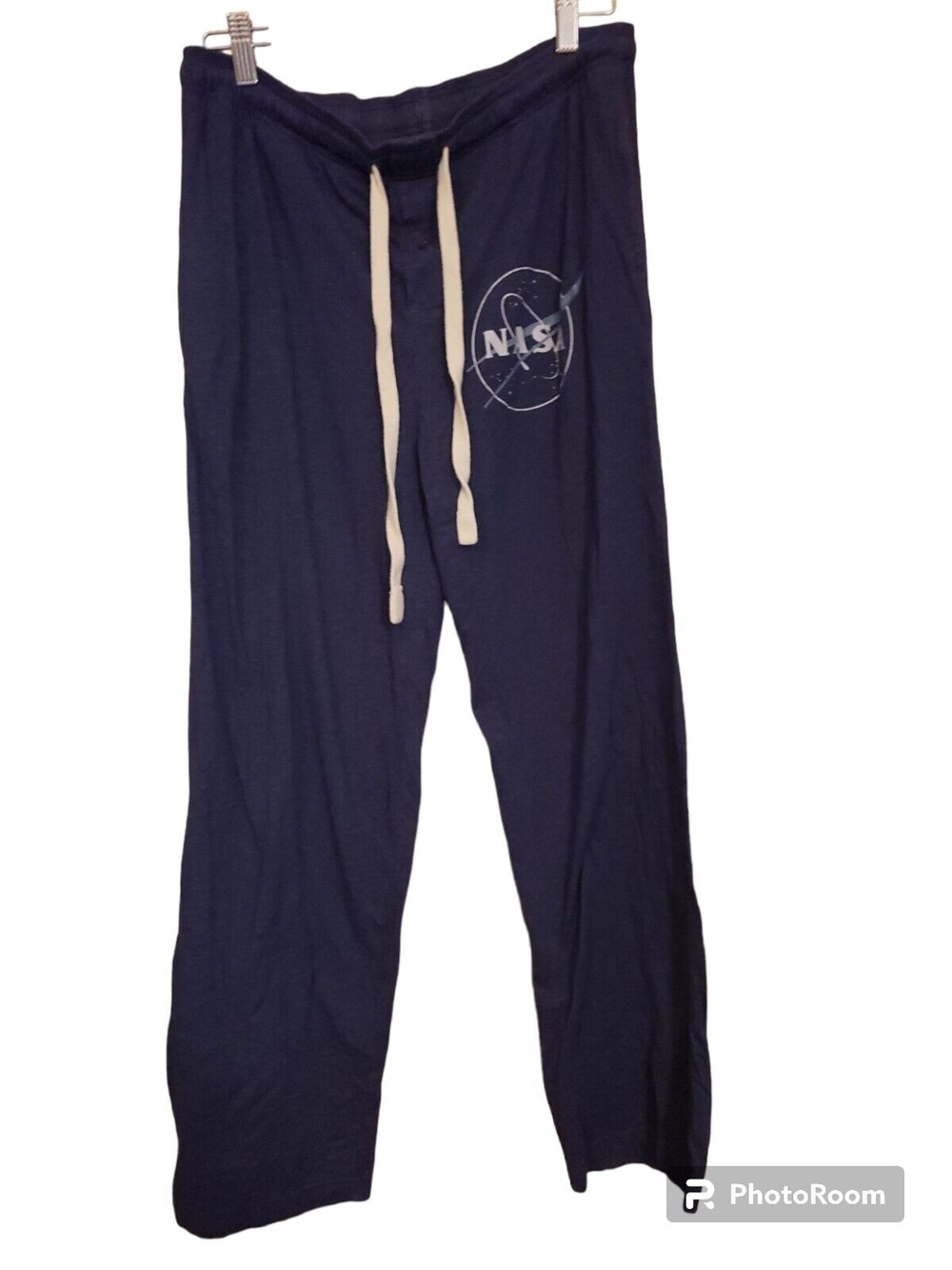 Nasa Buzz Aldrin Sweat Pants Size Small Blue